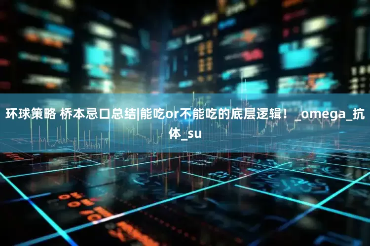 环球策略 桥本忌口总结|能吃or不能吃的底层逻辑！_omega_抗体_su